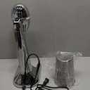 Hamilton Beach DrinkMaster Electric Drink Mixer, Retro Milkshake Maker & Milk Frother, 2 Speeds, Extra-Large 28 oz. Stainless Steel Cup, Classic Chrome