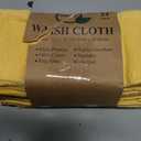 100% Cotton Washcloths 24 Pack (12x12 Inches) Soft, Highly Absorbent Washcloth, Face Towels, Wash Cloths for Face, Ring Spun, Bulk Pack (Yellow)