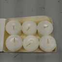 Aroma Naturals Votive Candles with Orange Clove and Cinnamon Essential Oil White Scented, Peace Pearl, 5.5x3.75x2 Inch (Pack of 6)