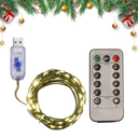 Christmas Twinkle Lights, 8 Lighting Modes, 10m/32.8ft, 20m/65.6ft, 30m/98.4ft, Waterproof LED Garlands, Holiday String Lights, Indoor & Outdoor Decoration, for Festive Table Fireplace Wedding Use