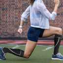 Compression Socks for Women Men Circulation Knee High 8 Pairs for Nurses, Running, Travel, Athletic (Large-X-Large, 00-8 Pairs-black White Gray)