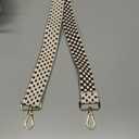 ZANQANO Purse Strap Replacement Crossbody Bag Women Wide Adjustable Jacquard Woven Handbag Straps (Dot Coffee)