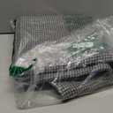 IOHOUZE Washable Runner Rug 2x8 Non Slip Rubber Backed Hallway Runner Entryway Runner Indoor, Kitchen Rugs Woven Cotton Floor Carpet for Kitchen Hall Entrance Bedroom, Dark Grey