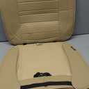 Motortrend Leatherette Seat Cushion,  Beige