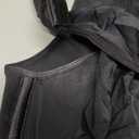 SHAPSHE Waist Trainer Corset for Women Tummy Control Sport Workout Body Shaper Vest for Women Postpartum Gym Zipper and Hooks (Large, Black)