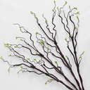 Bendable 4pcs 40inch artificial tree branches vines leaf twigs simulated tree vines suitable for living rooms balconies railings crawling pets Christmas tree branch decor Halloween decorations