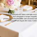 White Table Cloth Rectangle 60 X 102 Inch TableCloths for 6 Foot Rectangle Tables Washable and Reusable Polyester Table Covers for Wedding, Parties, Banquet, Camping (4 Pack)