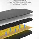 Airplane Foot Hammock, Upgraded Anti-Squeeze Foot Rest for Plane Travel - Relax Your Feet with Better Support, Thickened Foam, Portable Design, and More Comfortable Foot Sling (9 Inch)