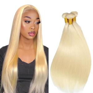 613 Straight Human Hair Bundles 28 30 32 Inch Unprocessed Brazilian Virgin Blonde Straight 3 Bundles Human Hair