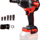 Dogtooth 20V Cordless Impact Wrench 1/2'', High Torque Maximum 850 NM, Brushless Motor, 3 Variable Speeds Max 3200RPM, Compatible with Makita 18V Battery, NO Battery (Tool Only)