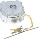 03-37017-002 Aluminum Locking Diesel Fuel Cap 3 In 1/4 Fit for 1996-2022 Freightliner 108SD 114SD 122SD Argosy Cascadia Columbia Century Coronado. # 572.1018, 600149, 03-37017-002
