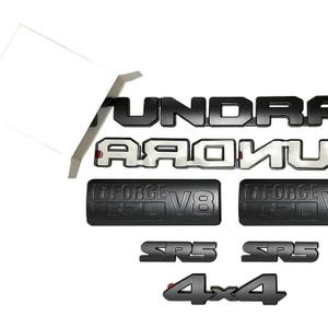 Set of 7 Blackout Side+ Rear Trunk Emblem Badges Overlay 2014-2022