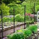 XYADA Fence Posts Sturdy Duty Metal Fence Post,U Post for Fencing in Garden Yard and Outdoor Wire (6FT- 8 Pack)
