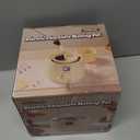 Chocolate Melting Pot, Electric Candy Melter with 2 Non-Stick Silicone Bowls, Digital Display for Real-Time Temperature Control, Fondue Warmer Set for Dipping Chocolate, Cheese, Candy & Cake Pop (Cream)