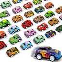 Vileafy 30 Pull Back Mini Cars for Kids  Bulk Party Favors for Boys & Girls Ages 3-5  Goodie Bag Stuffers, Birthday Return Gifts, Classroom Treasure Box & Carnival Prizes