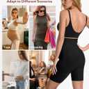 HOFISH Seamless Over-the-Bump Maternity Shapewear, High-Waisted Support, (Black, S)
