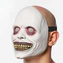 Scary Halloween Mask for Adults, Realistic and Durable Latex Creepy Horror Mask for Cosplay and Halloween Party