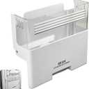 AKC72949319 Ice Bucket Assembly Compatible with LG LFX21976ST LFX25974ST LFX28968ST LFX28979ST Refrigerator Ice Maker Tray, Replaces AKC72949314 AP5677094 2660342 Ice Container