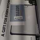 Premium 316 Stainless Steel Cutting Board for Kitchen Extra Large 16.9" x 11.8" Best Non-Toxic Chopping Board for Meat Food-Grade Metal & Eco-Friendly Wheat Straw Dual-Sided Healthy Kitchen Essential