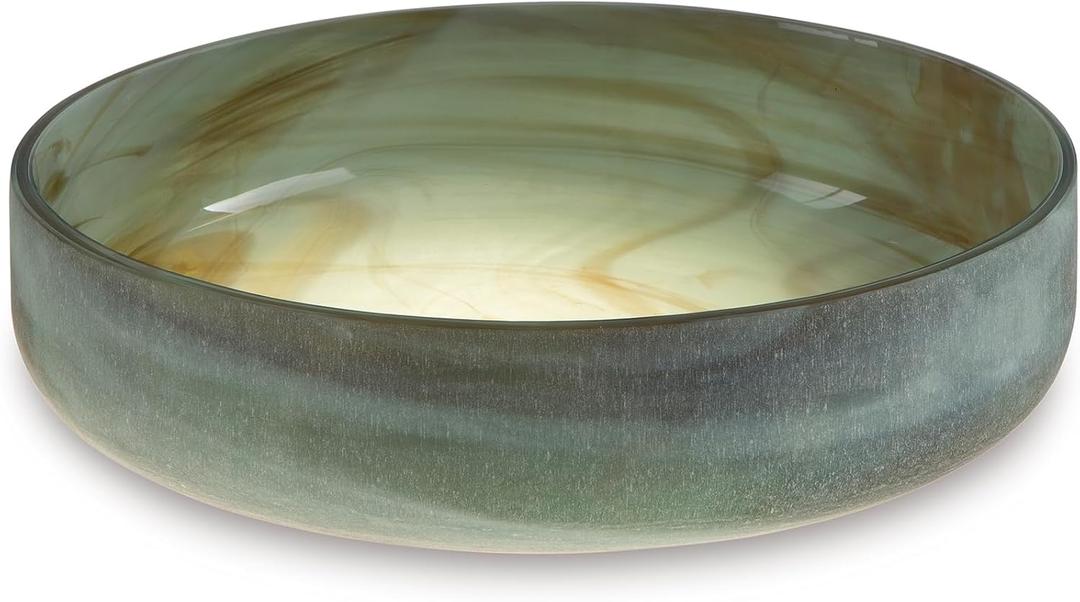 Signature Design by Ashley Bannington Contemporary Glass Bowl, Green