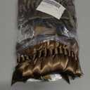 50 Pcs 3 Inches Twist Tie Satin Ribbon Bows Brown Pretied Premade Craft Bows for Treat Bags Gift Wrapping Basket Wedding Baby Shower Brithday Christmas Party (3", Brown)