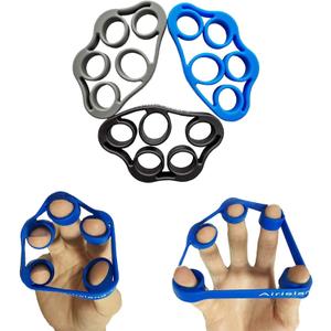 Airisland Finger Stretcher Hand Resistance Bands Hand Extensor Exerciser Finger Grip Strengthener Strength Trainer Gripper Set for Arthritis Carpal Tunnel Exercise Guitar and Rock Climbing 3pcs