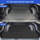 Trunk Bed Mat Fit for Ram 1500 2019-2024 2025 5.7FT Short, All Weather Custom Fit TPE Trunk Bed Liner Car Floor Liners