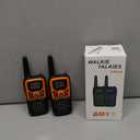 Walkie Talkies, MOICO Long Range Walkie Talkies for Adults with 22 FRS Channels, Family Walkie Talkie with LED Flashlight VOX LCD Display for Hiking Camping Trip (Orange 2 Pack)