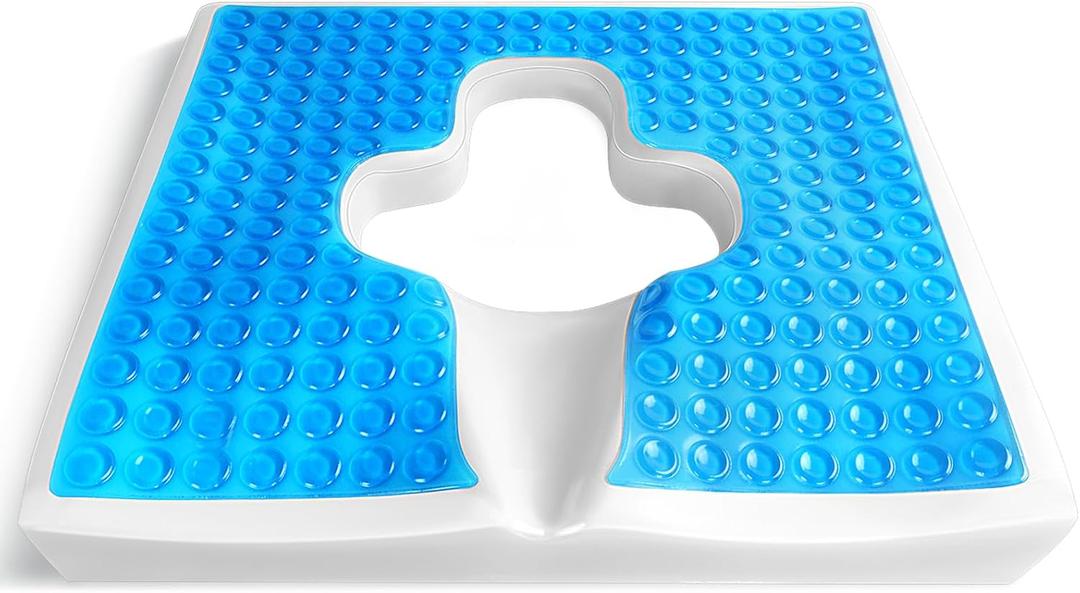 Bed Sore Cushion for Butt, Anti Bedsore Cushion, Breathe Freely Fiber Anti Decubitus for Tailbone Pain, Bedsore Pressure Relief Pillow for Bedridden, Post-Operative, Sedentary Office (Blue)