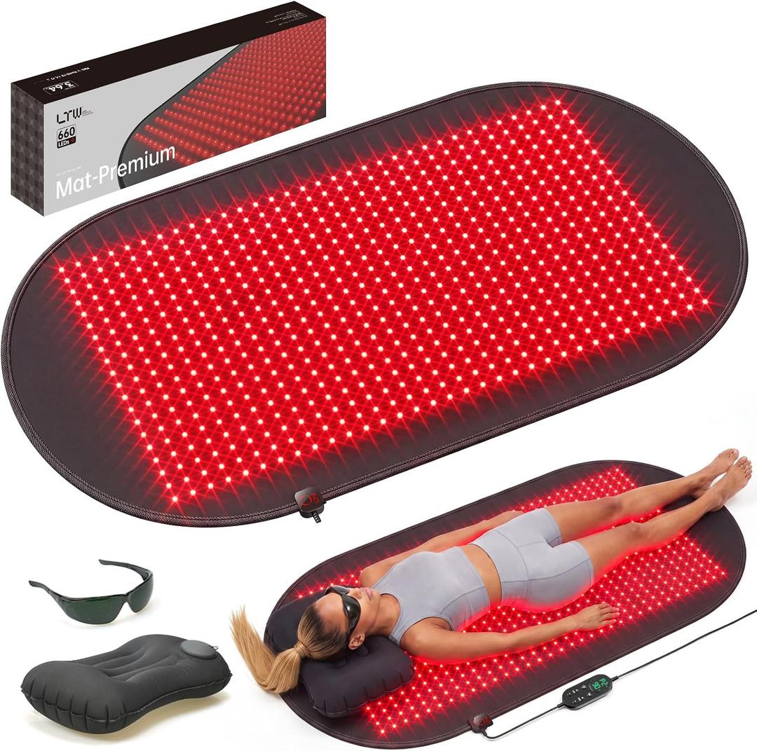 LTW Flagship 660 LEDs Red Light Therapy Mat for Body (46.8" x 25.6")