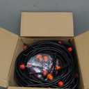 Drip Irrigation System, 164FT Garden Irrigation System 1/4, Blank Distribution Tubing Watering Drip Kit Automatic Irrigation Equipment for Garden Greenhouse, Flower Bed,Patio,Lawn