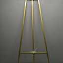 GRENTY Gold Easel Stand for Wedding Signs  No Assembly Needed, Heavy Duty Metal Display Stand for Art, Welcome Signs, Posters, Pictures, Paintings, and Floor Dcor