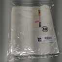 Dokotoo Women's Casual Short Sleeve Loose Tunic Tops Lightweight Crochet Knit Summer Sweaters Blouses (White, M)