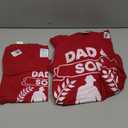 Dad and Son Matching Outfits Fathers Day Daddy and Boy T-Shirt XL&S