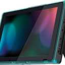 eXtremeRate Emerald Green DIY Housing Shell for Nintendo Switch Console, Replacement Faceplate Front Frame for Nintendo Switch Console w/Volume Up Down Power Buttons