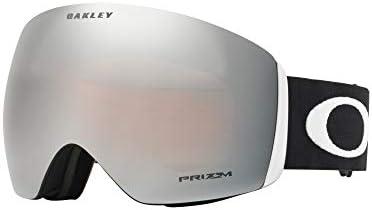 Oakley OO7050-01 Flight Deck Ski Goggles, Matte Black/ Prizm Black Irid 