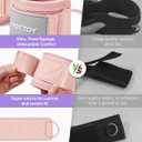 YOTTOY Ankle Straps for Cable Machines  Adjustable Padded Ankle Cuffs for Cable Kickbacks, Glute & Leg Workouts  Gym Attachments for Women & Men, Booty, Hip & Thigh Training (Pink)