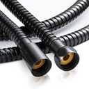 OFFO Shower Hose Oil Rubbed Bronze Kink Free Stainless Steel Shower Hose Attachment Electroplating Handheld Shower Head Hose Flex Hoses Extension with Brass Insert & Nut for Pet Bathing Cleaning 60 in