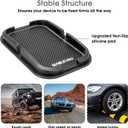 Anti Slip Pad Phone Holder for Car, Reusable Anti Slip Dashboard Pad with Heat Resistant and Damage Free Sticky Silicone Pads for Sunglasses, Keys, Coins,Card and More (MAS02)