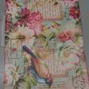 Lokigo Case for iPad 9th/8th/7th Generation (2021/2020/2019) 10.2 Inch, Shockproof iPad 10.2 Case Soft TPU Back Cover for iPad Cover 9th Generation, Adjustable Multi Viewing Stand, Bird