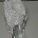 2FT Artificial Christmas Tree White Tabletop Christmas Tree with Plastic Stand Mini Xmas Pine Tree for Party Supplies Indoor Outdoor Holiday Home Decoration(White)