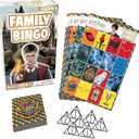 Aquarius Harry Potter Family Bingo Game - Fun Family Party Game for Kids, Teens & Adults - Entertaining Game Night Gift - Officially Licensed Harry Potter Merchandise