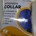 BENCMATE Inflatable Dog Cone Collar Alternative, Soft Dog Cone for Small Medium Large Dogs and Cats, Neck Recovery ECollar Donut Collar After Surgery (Large, Blue)