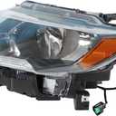 Headlight Assembly Replacement for Rogue 2017 2018 2019 Headlamp Halogen Left Driver Side