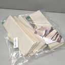 DIMJ Drawer Organizer Clothes, 12 Pack Dresser Organizer, Foldable Closet Organizers and Storage, Fabric Dresser Bins, Drawer Dividers for Nursery, Baby Clothes, Underwears, Sock (Beige)