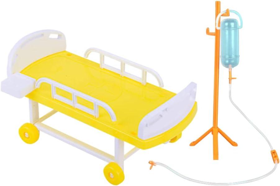 Toddmomy Dollhouse Mini Imitation Toys - Doctor Role Play & Pretend Play Playset Accessories for Kids