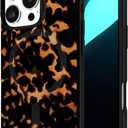kate spade new york iPhone 16 Pro Case - Compatible with MagSafe - Designer Phone Case - Tortoise