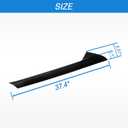 CARMOCAR Outer Windshield Pillar Trim Panel Molding Front Left (Driver Side) Replacement for 2011-2019 Ford Explorer 4 Door Utility Replaces BB5Z7803136AA BB5Z-7803145-AA BB5Z-7803137-AB 1 Pack
