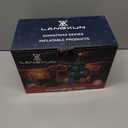 9ft Christmas Tree Decoration with Gingerbread Men Inflatable Outdoor Indoor Decor, Giant Blow Up Weatherproof Xmas Decorations for Yard, Built-in LED Rotating Light for Gardern Lawn Winter Holiday