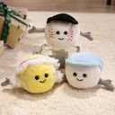 2 x OSOCU 3-PCS Sport Combo Stuffed Set: Tennis + Golf + Baseball with Playful Expressions - Wearing a Hat + Hugging with Open Hands